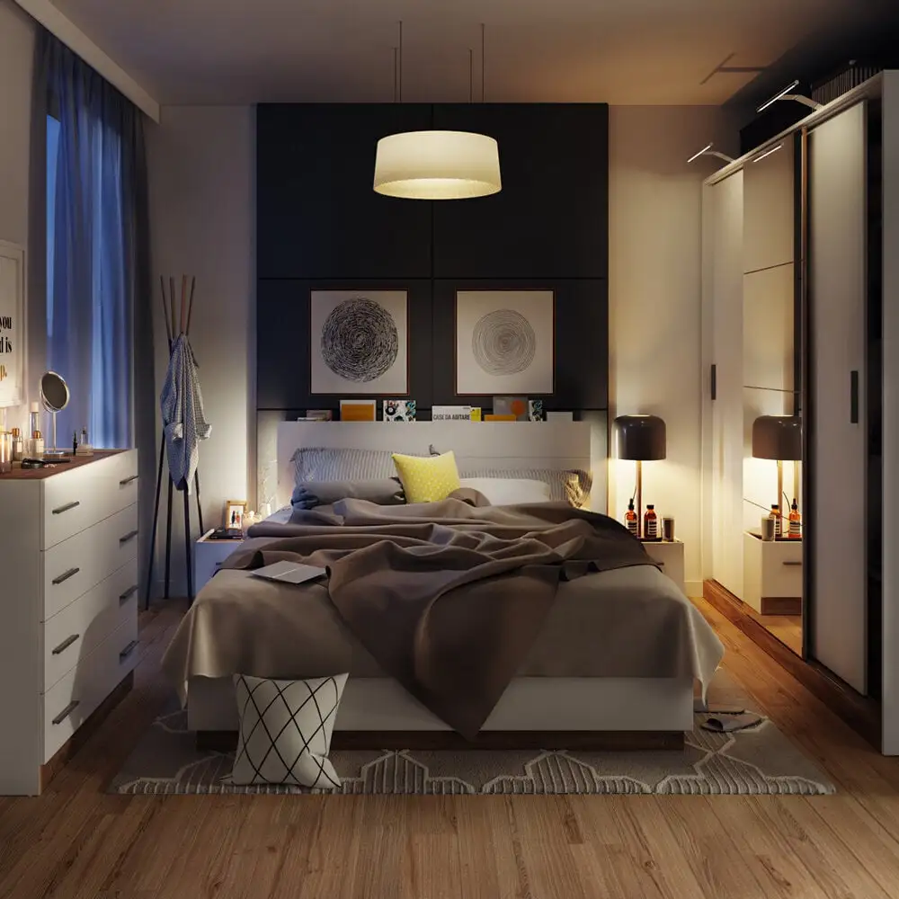 Selsey Montroy 140 Cm X 200 Cm, Valkoisen Värinen Makuuhuoneen Setti 5 Selsey Montroy 140 Cm X 200 Cm, Valkoisen Värinen Makuuhuoneen Setti - Image 5