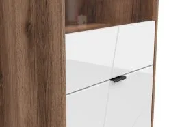 Black Red White Showcase BRW Forn 1D1W, Ruskea / Valkoinen. 8 Black Red White Showcase BRW Forn 1D1W, Ruskea / Valkoinen. -NORE Kalusteet Myymälä showcase brw forn 1d1w ruskea valkoinen f5657 palaute reference