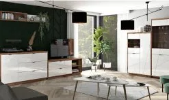 Black Red White Showcase BRW Forn 1D1W, Ruskea / Valkoinen. 9 Black Red White Showcase BRW Forn 1D1W, Ruskea / Valkoinen. -NORE Kalusteet Myymälä showcase brw forn 1d1w ruskea valkoinen f5799 halvempi reference