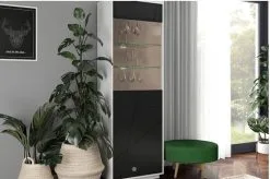 Black Red White Showcase BRW Forn 1D1W, Valkoinen/musta. -NORE Kalusteet Myymälä showcase brw forn 1d1w valkoinenmusta 3cf9d halvempi reference