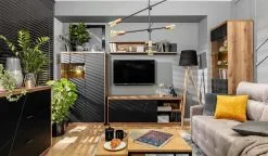 Black Red White Showcase BRW Forn 2D1W, Ruskea/musta. -NORE Kalusteet Myymälä showcase brw forn 2d1w ruskeamusta 8f45d halvempi reference