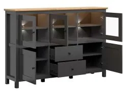 Black Red White Showcase BRW Hesen 3W2D2S, Harmaa/ruskea. 5 Black Red White Showcase BRW Hesen 3W2D2S, Harmaa/ruskea. -NORE Kalusteet Myymälä showcase brw hesen 3w2d2s harmaaruskea 0cd05 netistai reference