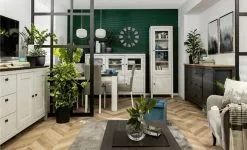 Black Red White Showcase BRW Hesen 3W2D2S, Vaaleanharmaa / Harmaa. -NORE Kalusteet Myymälä showcase brw hesen 3w2d2s vaaleanharmaa harmaa cd226 palaute reference