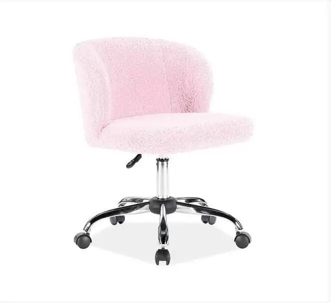 Signal Meble Dolly -työtuoli, Vaaleanpunainen 1 Signal Meble Dolly -työtuoli, Vaaleanpunainen