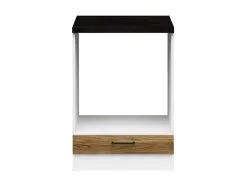 Black Red White Sisäänrakennettu Kaappi Uunille BRW Junona Line 60, Vaaleanruskea