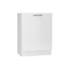 Stolkar Sisäänrakennettu Keittiökaappi Tiskialtaalle VITA WHITE ACRYLIC GLOSS/BI, Valkoinen