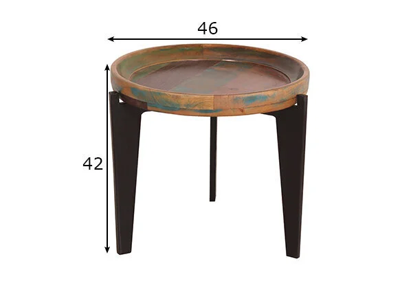 Sivupöytä Fiume 46, Ruskea / Eri Värejä 4 Sivupöytä Fiume 46, Ruskea / Eri Värejä - Image 4