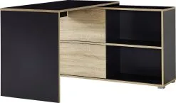 Germania Slide 4036 Kulmapöytä Tummanharmaa/ruskea -NORE Kalusteet Myymälä slide 4036 kulmapoyta tummanharmaaruskea bb11c netistai reference