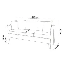 Sohva Artie Sofia, Ruskea -NORE Kalusteet Myymälä sohva artie sofia ruskea 78880 hinta reference
