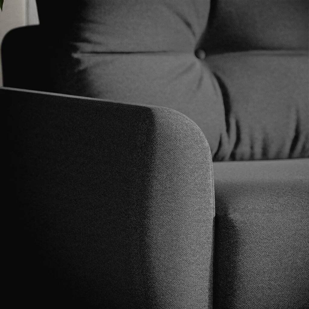 Sohva Homede Canto 3S, Harmaa 3 Sohva Homede Canto 3S, Harmaa - Image 3