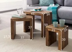 Sohvapöydät Mumbai 3 Kpl -NORE Kalusteet Myymälä sohvapoydat mumbai 3 kpl 96f15 hinta reference