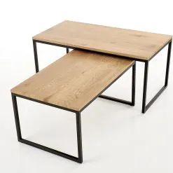 Halmar Sohvapöydät Sabrosa 2 Kpl, Tammi/musta 9 Halmar Sohvapöydät Sabrosa 2 Kpl, Tammi/musta -NORE Kalusteet Myymälä sohvapoydat sabrosa 2 kpl tammimusta 9cadd palaute reference