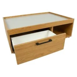 Home4you Sohvapöytä BLOCK 98x70xH32cm, MDF Tammi / Harmaa -NORE Kalusteet Myymälä sohvapoyta block 98x70xh32cm mdf tammi harmaa b77c7 halvempi reference