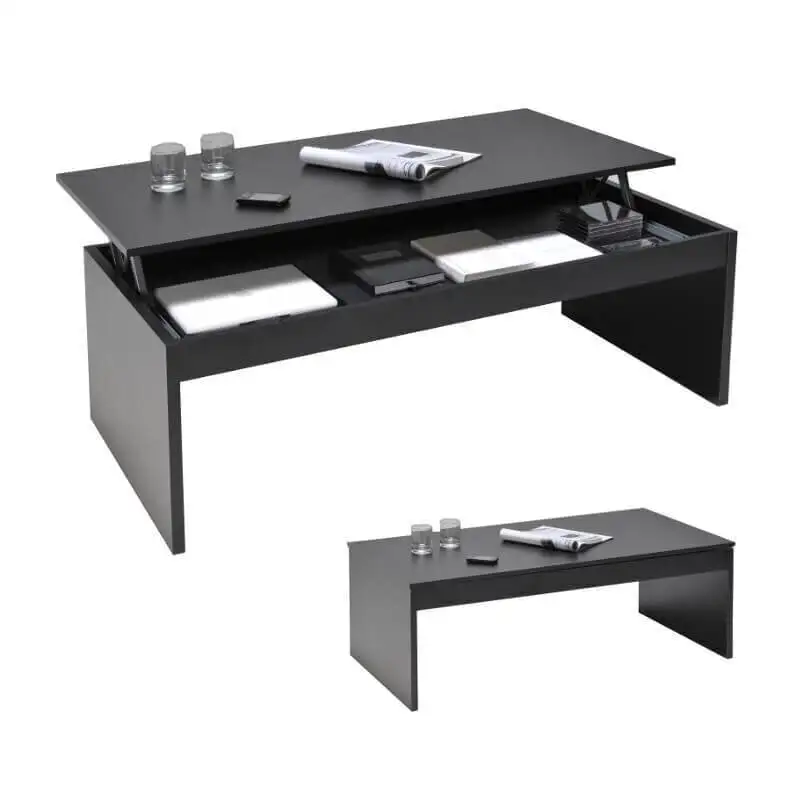 Weber Industries Sohvapöytä Darwin, Säädettävä, Musta 1 Weber Industries Sohvapöytä Darwin, Säädettävä, Musta