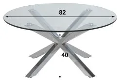 Sohvapöytä Heaven Ø 82 Cm -NORE Kalusteet Myymälä sohvapoyta heaven o 82 cm 17524 palaute reference