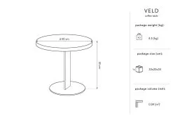Sohvapöytä Micadoni Home Veld, Valkoinen/musta -NORE Kalusteet Myymälä sohvapoyta micadoni home veld valkoinenmusta 40295 halvempi reference