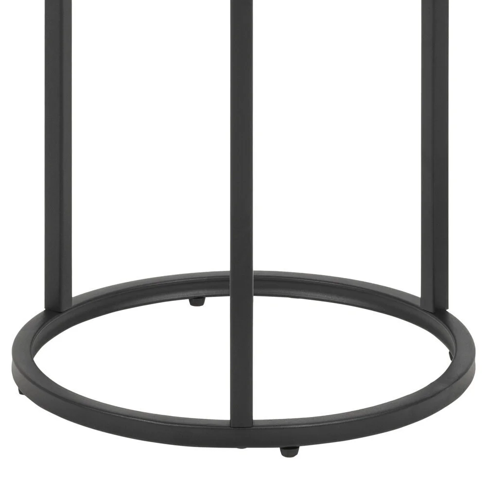 Sohvapöytä Selsey Krapina, 33x65 Cm, Ruskea/musta 4 Sohvapöytä Selsey Krapina, 33x65 Cm, Ruskea/musta - Image 4