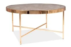 Sohvapöytä Signal Meble Fortuna B, Kulta