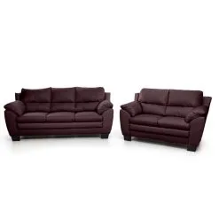 Sohvasetti Emma 3 + 2,, Antiikkipunainen 1590, Mustat Jalat, , Antiik Punane 1590, Musta Värvi Jalad