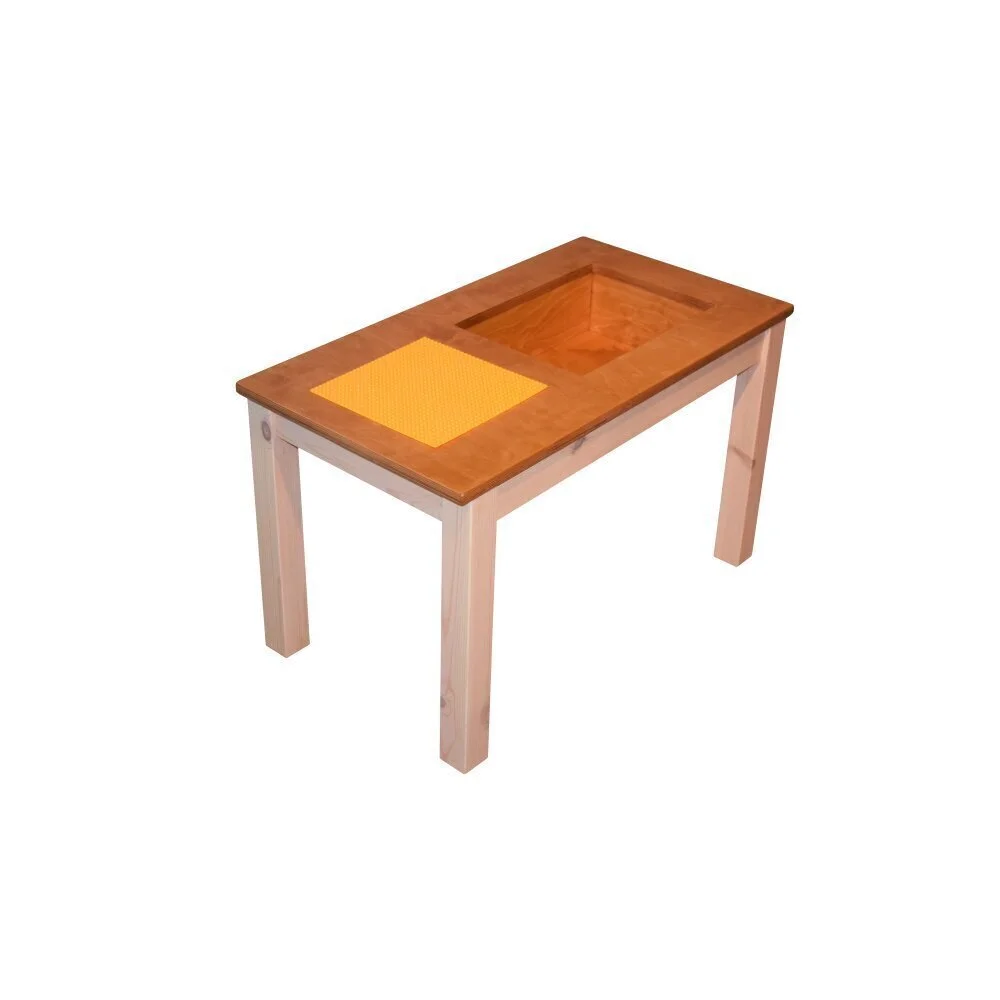 Ei Määritelty Suorakaiteen Muotoinen Lasten Leikkipöytä Lego, 64 Cm, Ruskea/keltainen 1 Ei Määritelty Suorakaiteen Muotoinen Lasten Leikkipöytä Lego, 64 Cm, Ruskea/keltainen