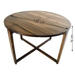 Kalune Design Table Floriane Garden Papuhuone, Ruskea, 70x100 -NORE Kalusteet Myymälä table floriane garden papuhuone ruskea 921df osta reference