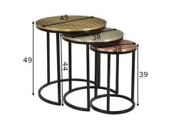 This-pöytäsarja, 3 Osaa, Musta / Eri Värejä -NORE Kalusteet Myymälä this poytasarja 3 osaa musta eri vareja a65aa halvempi reference