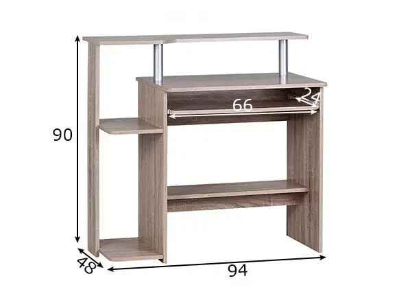 Tietokonepöytä Dennis 2 Tietokonepöytä Dennis - Image 2
