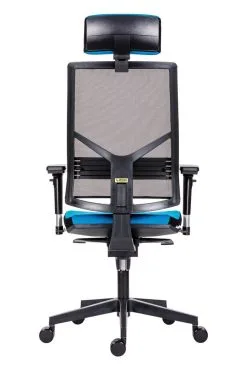 Toimistotuoli Wood Garden Syn Mirage Päätuella, Musta/sininen -NORE Kalusteet Myymälä toimistotuoli wood garden syn mirage paatuella mustasininen 2f91b halvempi reference