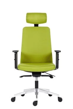 Toimistotuoli Wood Garden Syn Vion Pääntuella, Vihreä