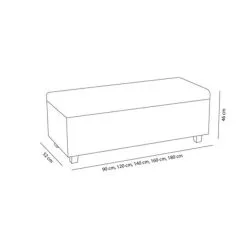 Rahi Säilytyslaatikolla, Harmaa (Etna 96), , 90 Cm, Geltonas -NORE Kalusteet Myymälä tumba sailytyslaatikolla harmaa etna 96 90 cm a184e halvempi reference
