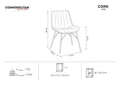Tuoli Cosmopolitan Design Cork, Tummanvihreä -NORE Kalusteet Myymälä tuoli cosmopolitan design cork tummanvihrea 1e71b halvempi reference