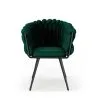 Tuoli Cosmopolitan Design Shirley, Tummanvihreä