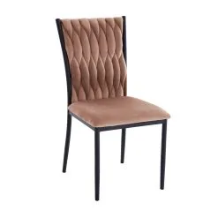 Home4you Tuoli EMORY 47x59xH93cm, Vanhanroosa Sametti