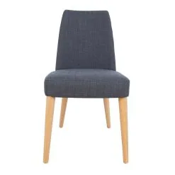 Home4you Tuoli ILVA 62x48xK88cm, Tummanharmaalla Kankaalla Verhoiltu Istuin, Vaaleat Tammijalat -NORE Kalusteet Myymälä tuoli ilva 62x48xk88cm tummanharmaalla kankaalla verhoiltu istuin a4516 netistai reference