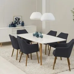 Tuoli/nojatuoli Nora, Antrasiitti/tammi -NORE Kalusteet Myymälä tuolinojatuoli nora antrasiittitammi 1d99e netistai reference