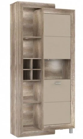 Forte TV -jalusta Genetic, Antiikki Tammi / Beige Kiiltävä. 2 Forte TV -jalusta Genetic, Antiikki Tammi / Beige Kiiltävä. - Image 2