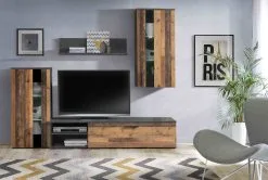 TV-kalustesarja Forte Arantus, Tammi/harmaa
