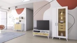 Szynaka Meble TV-pöytä Barris 24, Valkoinen / Ruskea 5 Szynaka Meble TV-pöytä Barris 24, Valkoinen / Ruskea -NORE Kalusteet Myymälä tv poyta barris 24 valkoinen ruskea 7ac6c netistai reference