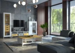 Szynaka Meble TV -pöytä Barris 25, Valkoinen / Ruskea -NORE Kalusteet Myymälä tv poyta barris 25 valkoinen ruskea c0a65 netistai reference