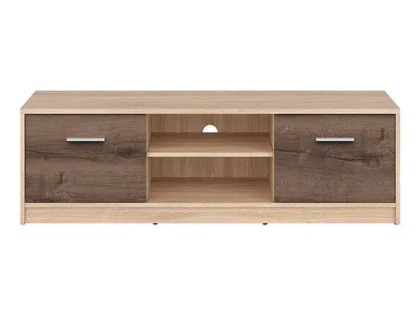 Black Red White TV-pöytä BRW Nepo Plus 2D, Tammen Väri/ruskea 1 Black Red White TV-pöytä BRW Nepo Plus 2D, Tammen Väri/ruskea