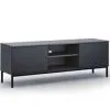 TV-pöytä BSL Concept Query, 150x41x50 Cm, Musta