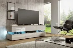 Meblocross TV-pöytä Inter, Tammi/valkoinen -NORE Kalusteet Myymälä tv poyta inter tammivalkoinen 65cfd hinta reference