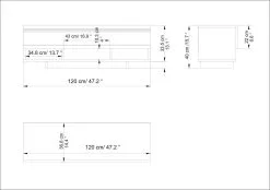TV-pöytä Kalune Design Celestina, Valkoinen/ruskea -NORE Kalusteet Myymälä tv poyta kalune design celestina valkoinenruskea 03ed4 halvempi reference