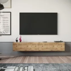 TV-pöytä Kalune Design FR8, Ruskea -NORE Kalusteet Myymälä tv poyta kalune design fr8 ruskea 6e46c hinta reference