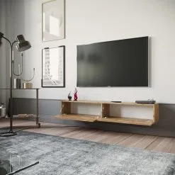 TV-pöytä Kalune Design FR8, Ruskea -NORE Kalusteet Myymälä tv poyta kalune design fr8 ruskea dbc26 halvempi reference