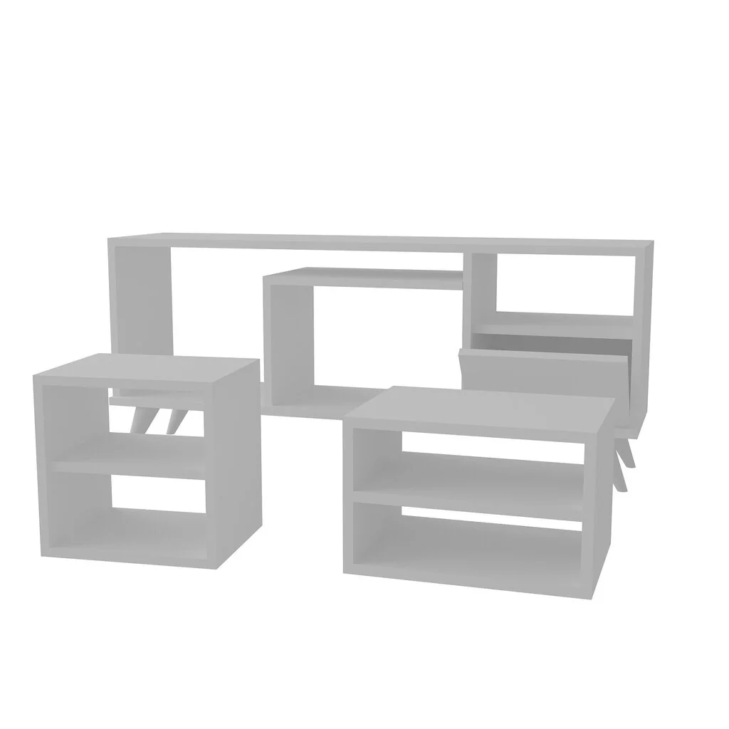 TV-pöytä Kalune Design Selin, Valkoinen 1 TV-pöytä Kalune Design Selin, Valkoinen