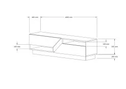 TV-pöytä Kalune Design Yaprak, Ruskea/harmaa -NORE Kalusteet Myymälä tv poyta kalune design yaprak ruskeaharmaa 137d6 netistai reference
