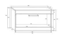 Meblocross TV-pöytä Maximus 1D, Ruskea. -NORE Kalusteet Myymälä tv poyta maximus 1d ruskea f92a8 netistai reference