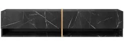 TV-pöytä SELSEY Mirrgo 140 Musta Marmori + Kultainen Sisus -NORE Kalusteet Myymälä tv poyta selsey mirrgo 140 musta marmori 39007 halvempi reference