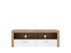 Black Red White TV-taso Balder, Valkoinen/tammi